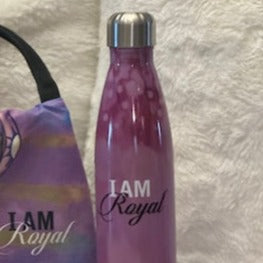 I Am Royal Stylish Lunch Bag with Bottle and Containers